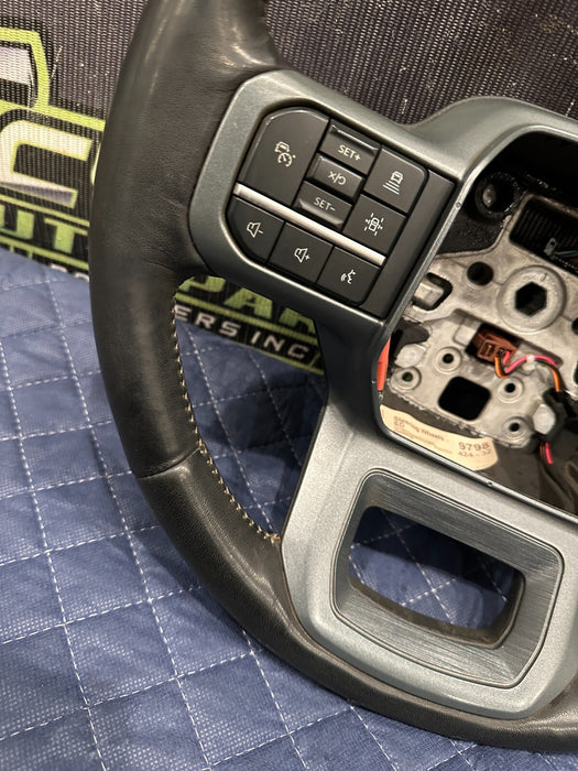 2023 FORD F250 F350 F450 LARIAT LEATHER STEERING WHEEL ADAPTIVE CRUISE OEM