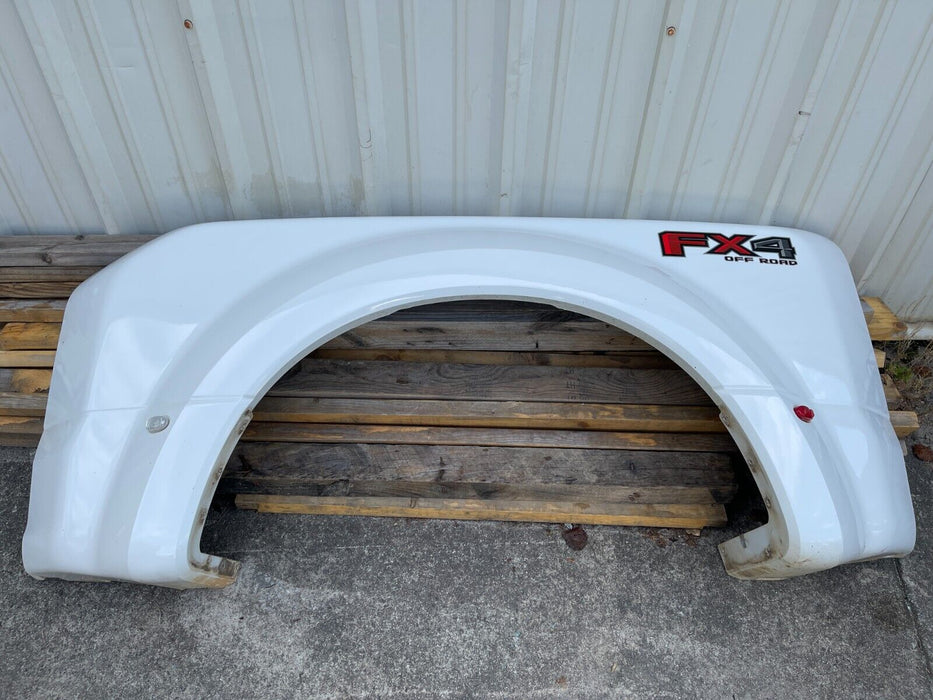 2020-2022 FORD F350 F450 LEFT DUALLY BED SIDE FENDER FLARE STAR WHITE *AZ* OEM