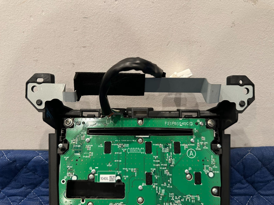 2018 NISSAN 370Z NISMO FRONT DASH HVAC/RADIO/CD CONTROL BEZEL OEM L 77