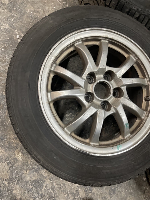 2014 TOYOTA PRIUS V WHEELS RIMS SET OEM ~CURBRASH~P205/60R16