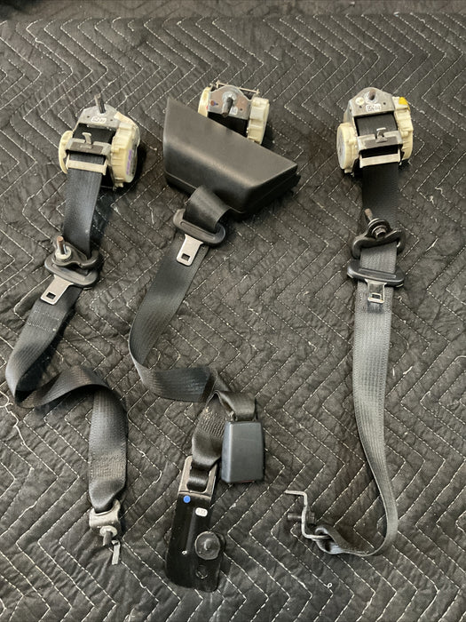 2018 FORD F250 F350 F450 PLATINUM REAR SEATBELTS SEATBELT BLACK OEM (3)