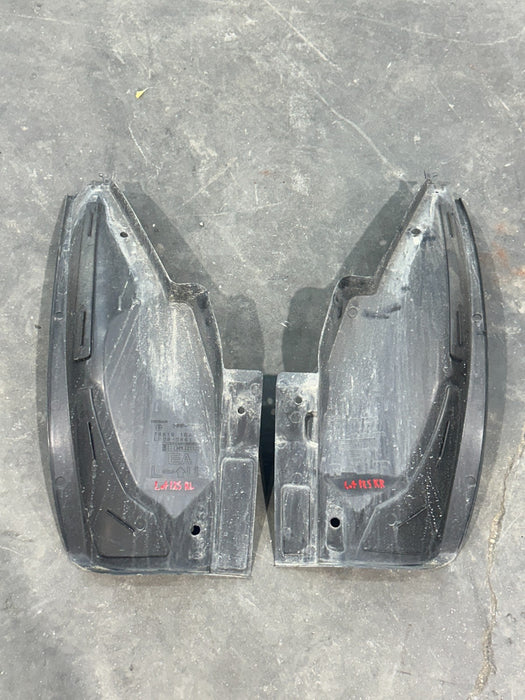 2013 NISSAN 370Z REAR LEFT RIGHT FENDER LINER SPLASH GUARD OEM