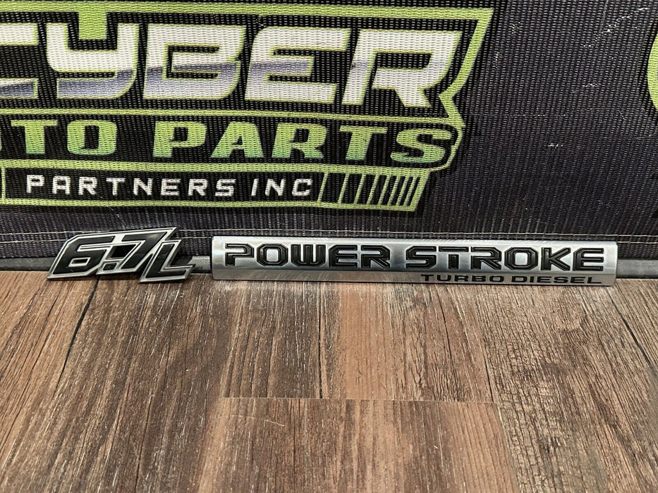 2017-2022 FORD F250 F350 F450 6.7L POWER STROKE TURBO DIESEL EMBLEM OEM *M FLAWS