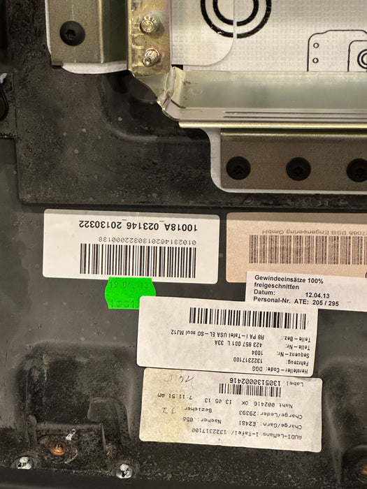 2014 AUDI R8 SPYDER DASHBOARD DASH PANEL OEM 423 857 001 L *READ*