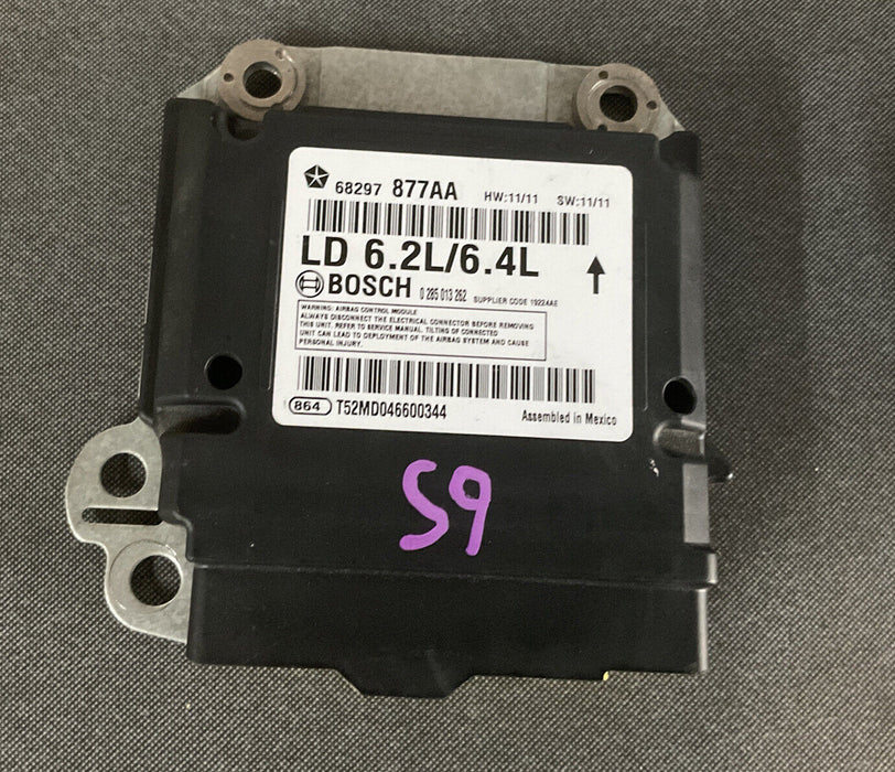 2016 DODGE CHARGER HELLCAT OCCUPANT RESTRAINT MODULE 68297877AA  OEM