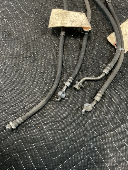 2016 HYUNDAI GENESIS COUPE REAR/ FRONT BREMBO BRAKE LINES PAIR SET LH RH OEM