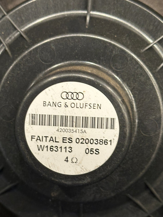 2014 AUDI R8 B&O BANG & OLUFSEN LEFT RIGHT DOOR SPEAKER OEM 420 035 415 A