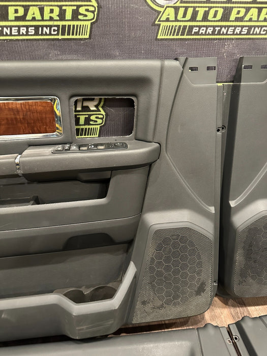 2012 DODGE RAM 3500 MEGA CAB FRONT REAR LEFT RIGHT DOOR PANEL SET OF 4 ~READ~