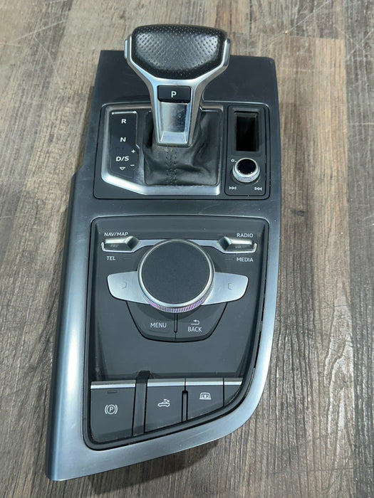 2017 AUDI R8 CENTER CONSOLE CONTROL BEZEL PANEL ASSEMBLY OEM *SCUFFS 12-15*