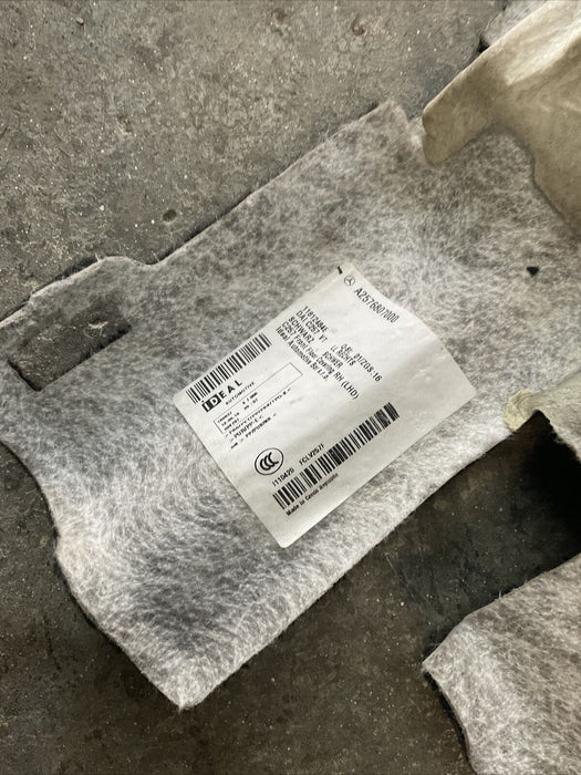 2019 MERCEDES E63S AMG OEM FRONT RIGHT FLOOR COVERING CARPET 257 680 70 00 8T45