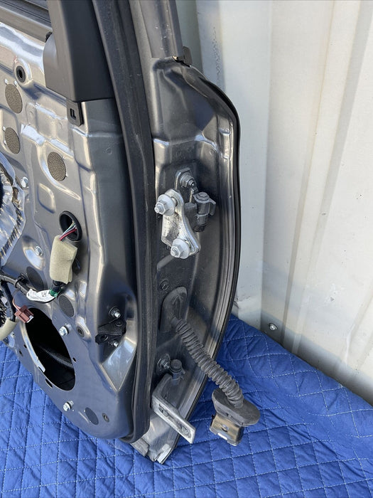 2014-2017 INFINITI Q50 RED SPORT REAR DRIVER LEFT DOOR GREY METALLIC (KAD) OEM