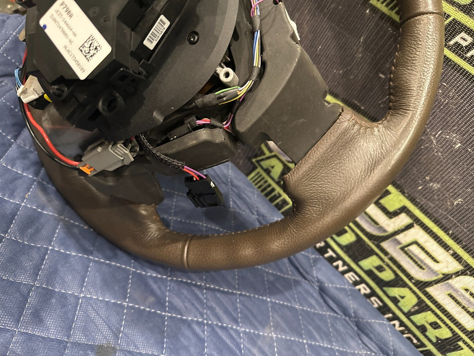 2018 FORD F250 KING RANCH STEERING WHEEL ASSEMBLY OEM ~ADAPTIVE FAULT~ 2017 2018