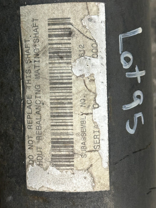 2007 DODGE RAM 3500 CAB CHASSIS DRIVE SHAFT SINGLE CAB OEM 052853219AF