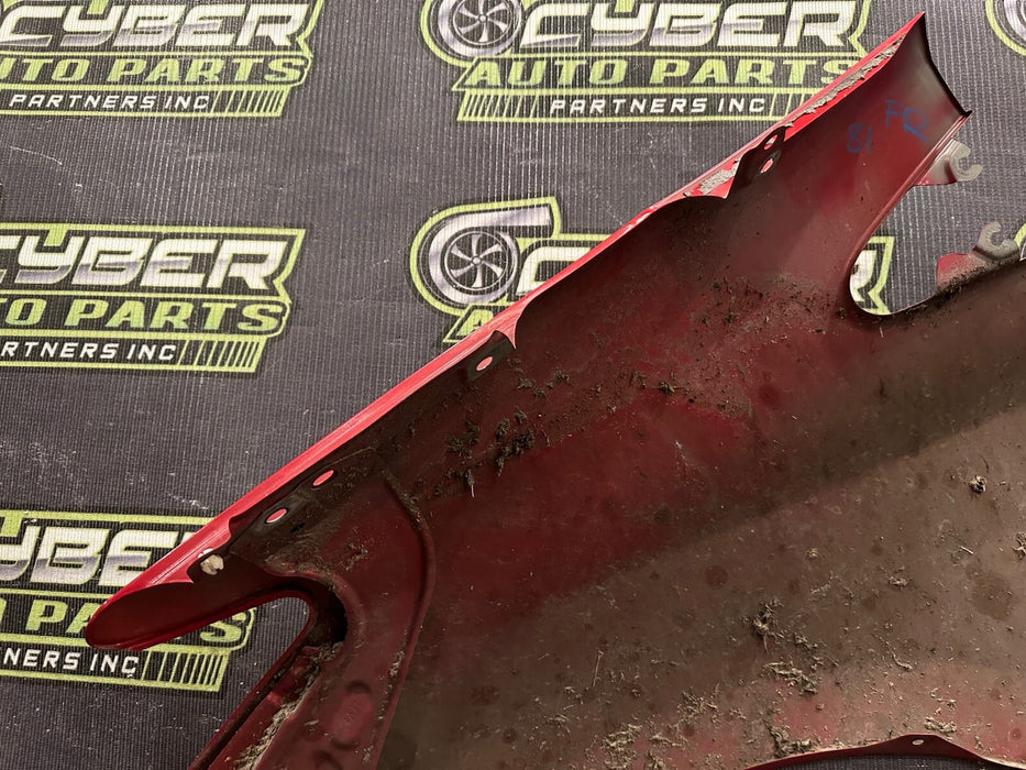 2014 TOYOTA PRIUS V FRONT PASSENGER RIGHT FENDER OEM *RESIDUE/PAINT CHIPS* (READ