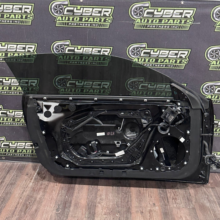 2015 JAGUAR F TYPE FRONT DRIVER LEFT BLACK DOOR SHELL OEM *FLAWS/READ*
