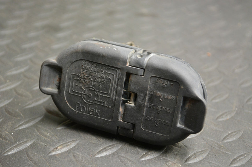 2016 NISSAN TITAN XD DIESEL 5.0 CUMMINS TRAILER CONNECTOR 7/4 PIN SOCKET OEM