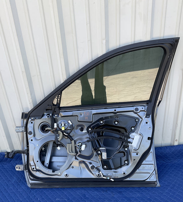 2014-2017 INFINITI Q50 RED SPORT FRONT PASSENGER RIGHT DOOR GREY METALLIC~DENT~