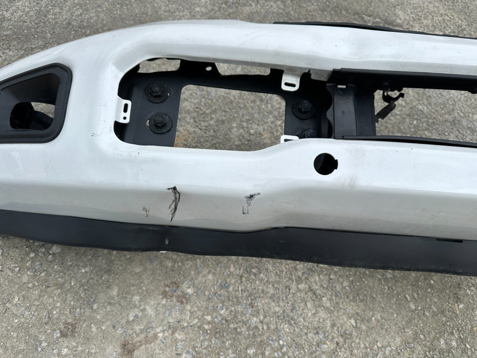 2023-2024 FORD F250 FRONT BUMPER STAR WHITE (AZ) OEM *SEE PICS 3-13/READ DESC*