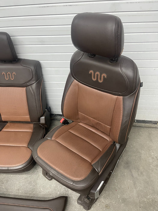 2023 2024 2025 FORD F250 F350 F450 KING RANCH INTERIOR SEATS CONSOLE DASHBOARD