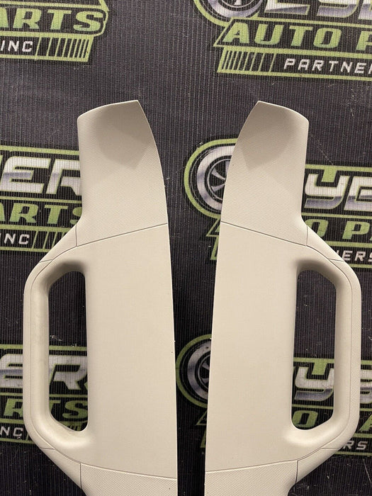 2022 FORD F250 F350 F450 LIMITED FRONT LEFT RIGHT A PILLARS PAIR WHITE OEM