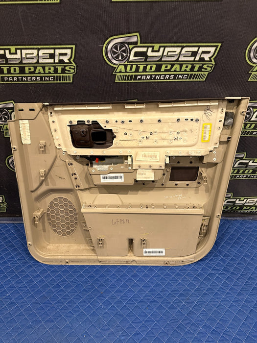2015 DODGE RAM 2500 SLT FRONT LEFT BROWN DOOR PANEL OEM *HEAT FLAWS 3-5*