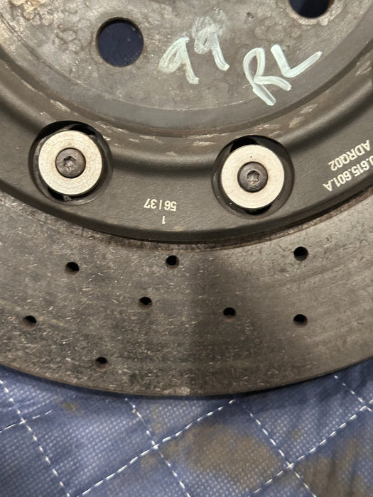 2021 AUDI R8 LEFT DRIVER CARBON CERAMIC BRAKE ROTOR OEM 4S0 615 602 A ~READ!!~