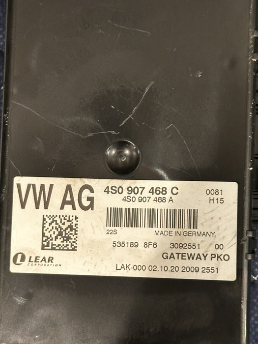 2021 AUDI R8 DIAGNOSTIC BUS GATEWAY CONTROL MODULE 4S0 907 468 C