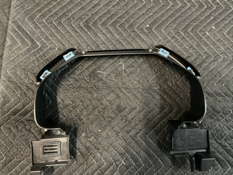 2017-2020 FORD F250 F350 F450 GAUGE DARK STORM METALIC CLUSTER SURROUND TRIM OEM