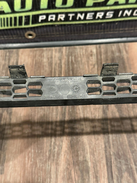 2015 LAMBORGHINI HURACAN LP610 FRONT BUMPER UPPER MIDDLE GRILLE OEM 4T0-807-061