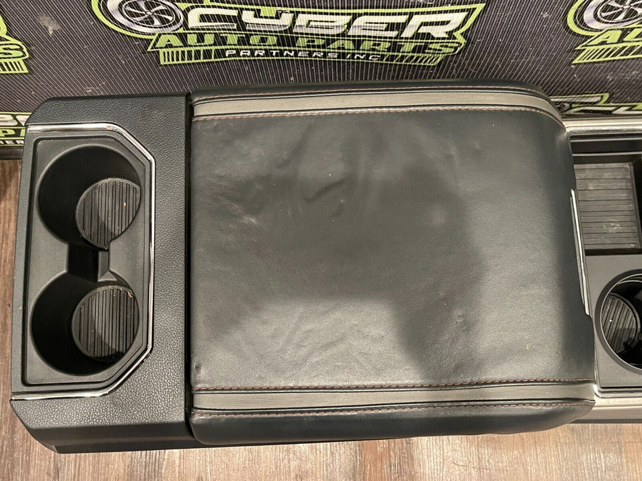 2020-22 FORD F250 F350 PLATINUM CENTER CONSOLE ASSEMBLY OEM *WEARS/READ DESC*