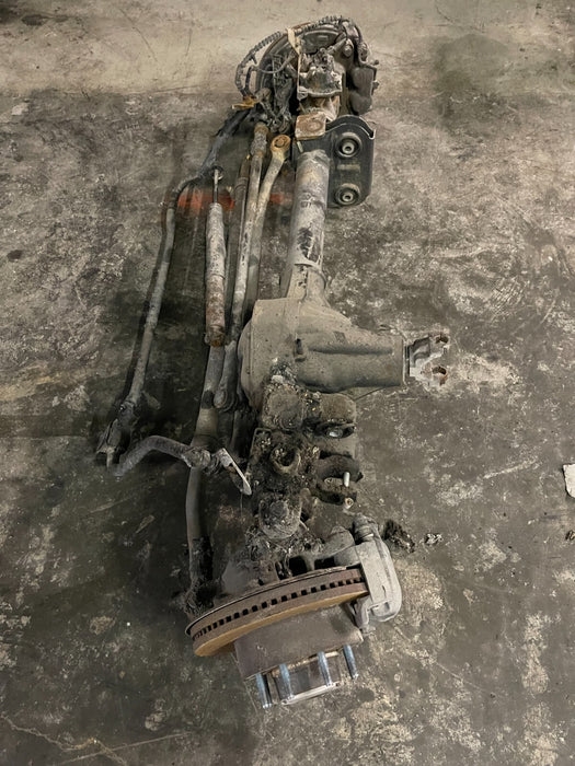 2017 2018 2019 FORD F250 F350 FRONT AXLE ASSEMBLY 3.55 (3J) 4X4 *BURN DAMAGE*