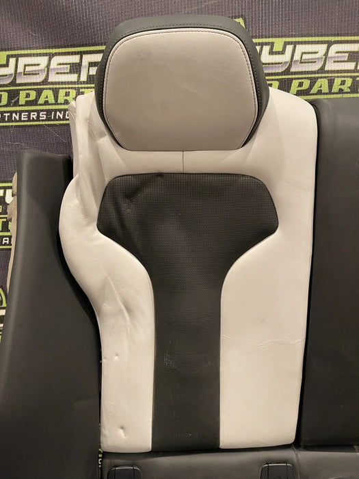 2020 BMW M4 F82 REAR BACK SEAT LEATHER CUSHIONS HERITAGE EDITION OEM *READ/BENT*