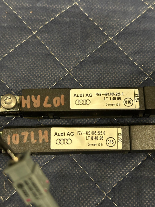 2014 AUDI R8 SPYDER LEFT RIGHT ANTENNA AMPLIFIER AMP PAIR 420 035 225 C