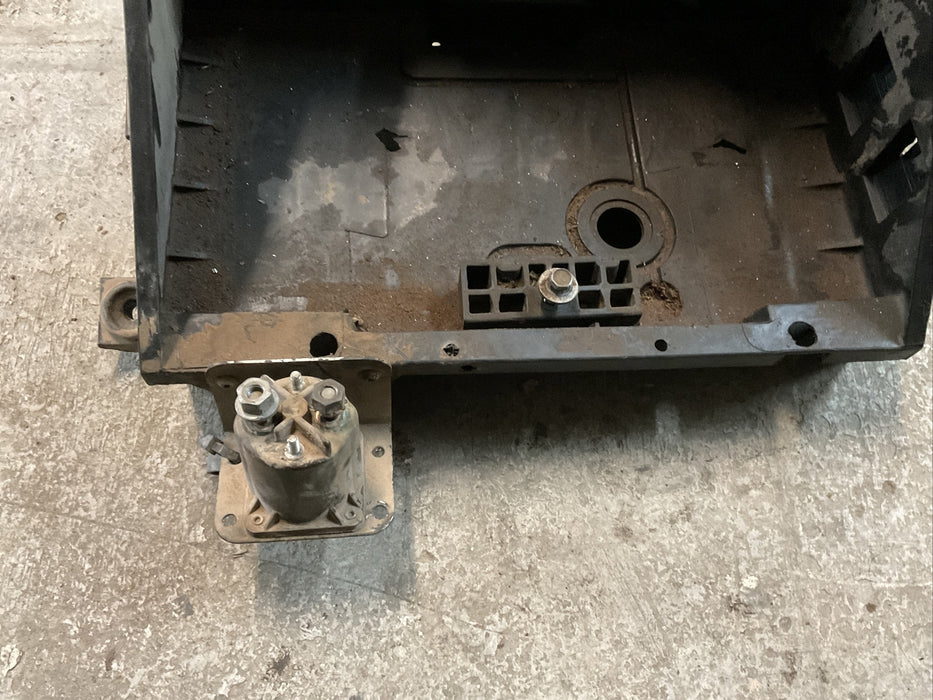 2017 RAM 3500 LARAMIE DIESEL 6.7L RIGHT BATTERY TRAYS OEM 2013-2018~DAMAGE~