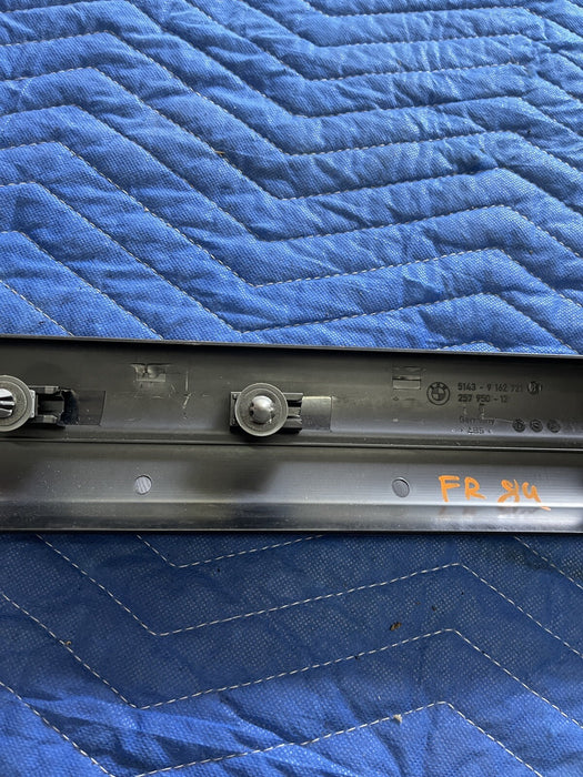 2011 BMW 550i F10 5 SERIES FRONT LEFT DRIVER DOOR SILL SCUFF TRIM PANEL OEM