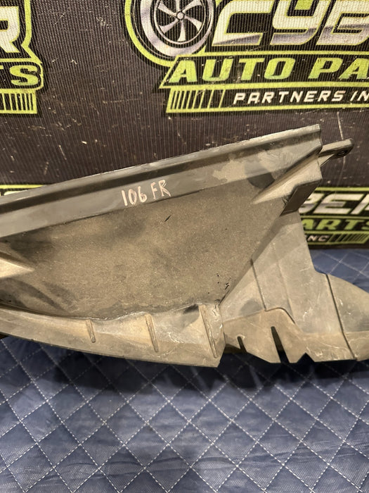 2014 AUDI R8 FRONT RIGHT PASSENGER FAN SHROUD OUTER DUCT 420 121 282 B