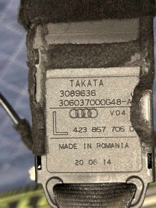 2014 AUDI R8 OEM COUPE FRONT SEAT BELT RETRACTOR LEFT DRIVER OEM