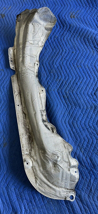 2011 BMW 550i F10 5 SERIE FRONT LEFT SIDE HEAT SHIELD INSULATION COVER OEM