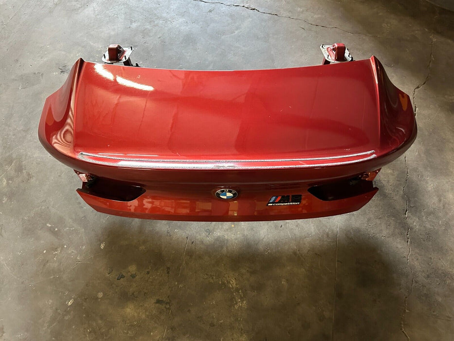 2020 BMW M8 COMPETITION F93 G16 REAR TRUNK MOTEGI RED (PAINT CODE: C3K)