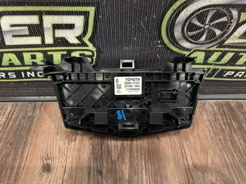 2014 TOYOTA PRIUS V A/C HEATER TEMPERATURE CLIMATE CONTROL BEZEL OEM 55900-47150