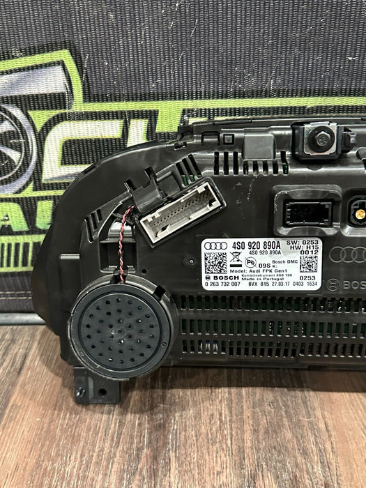2017 AUDI R8 SPEEDOMETER GAUGE CLUSTER OEM 41K MILES