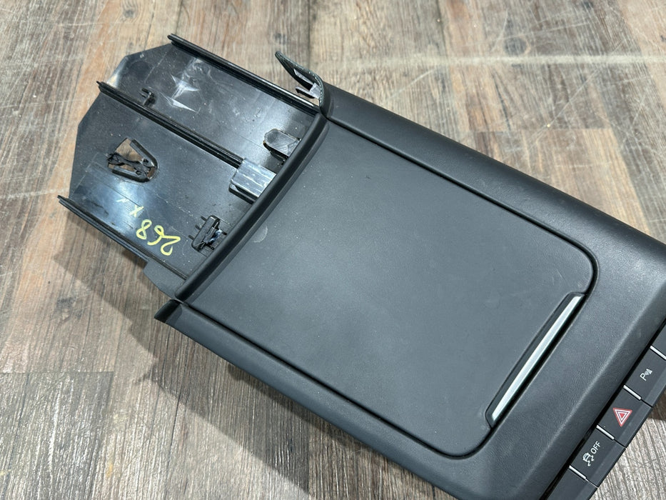 2017 AUDI R8 CENTER CONSOLE STORAGE COMPARTMENT OEM