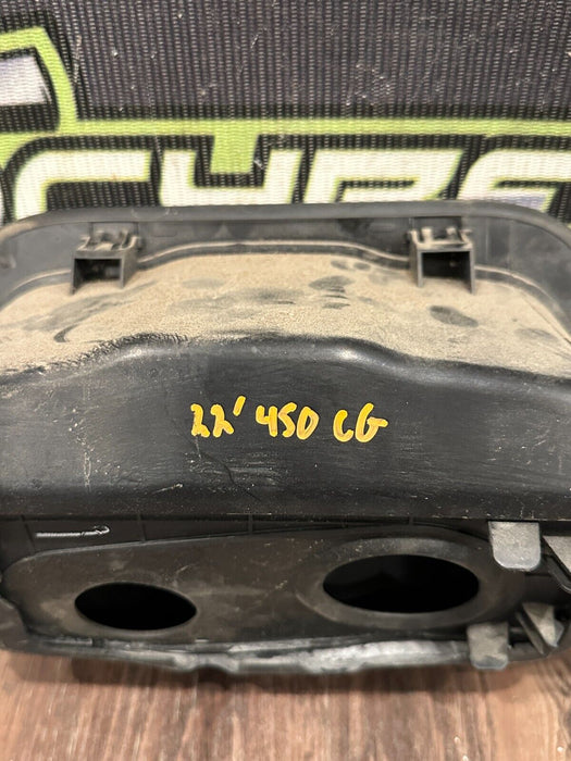 2022 FORD F350 F450 SUPERDUTY GRAY (M7) FUEL GAS DOOR LID ASSEMBLY OEM