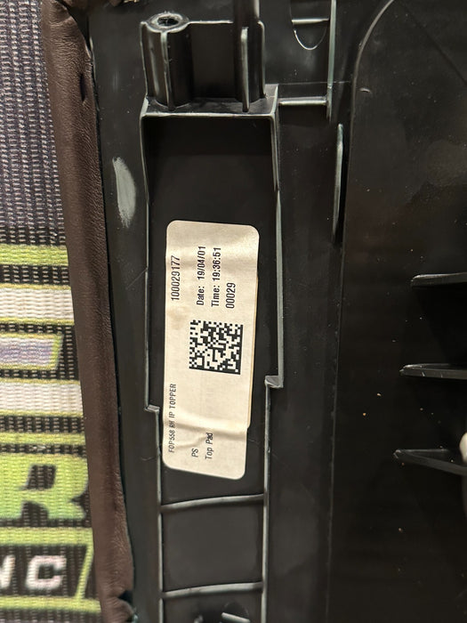 2017-2019 FORD F250 F350 F450 LIMITED BROWN RIGHT DASH TOPPER PAD W BAG OEM READ