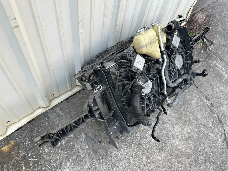 2017 INFINITI Q50 RED SPORT 400 3.0T RADIATOR SUPPORT COOLING ASSEMBLY CONDENSOR