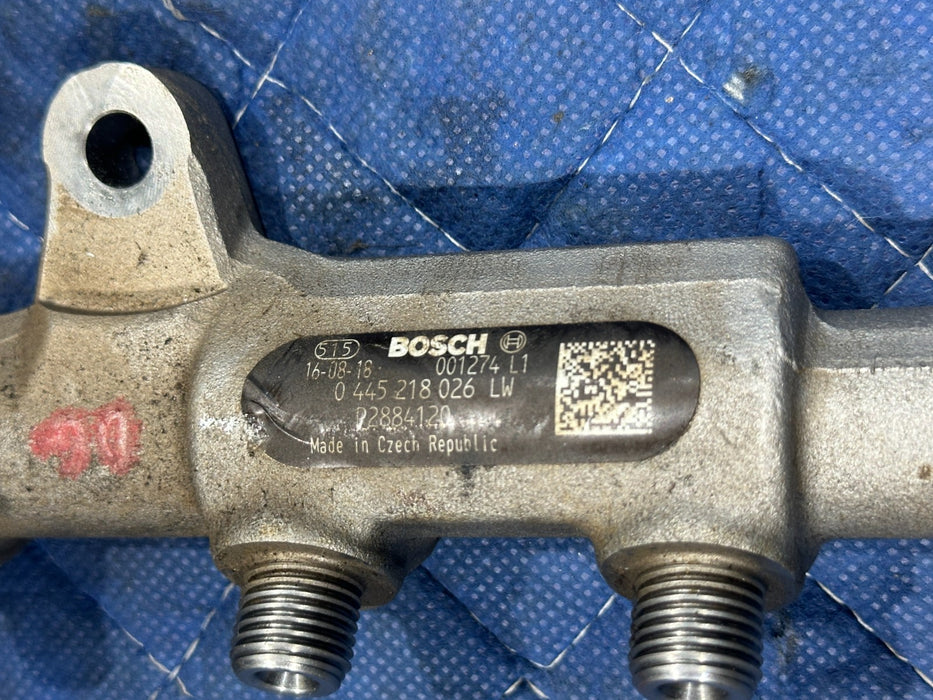 2016 NISSAN TITAN XD CUMMINS 5.0L DIESEL FUEL RAIL DISTRIBUTOR PIPE OEM 2884120