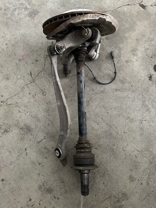 2011 BMW 550i F10 XDRIVE REAR RIGHT PASSENGER SPINDLE KNUCKLE AXLE SHAFT OEM