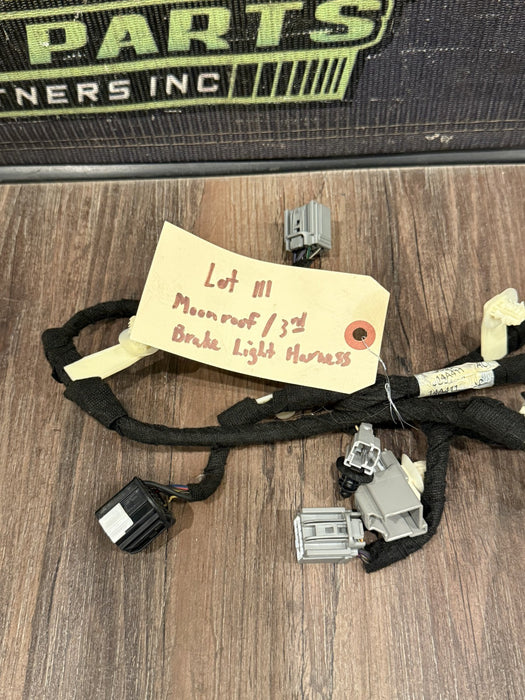 2017-2019 FORD F250 F350 F450 MOONROOF 3RD THIRD BRAKE LIGHT HARNESS OEM