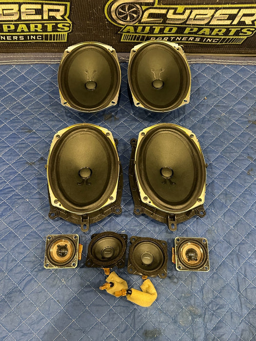 2013 NISSAN 370Z LEFT RIGHT DOOR DASHBOARD BOSE SPEAKER SET OEM
