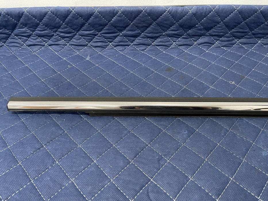 2017-2019 FORD F250 F350 REAR PASSENGER RIGHT WEATHER DOOR STRIP W/ CHROME OEM